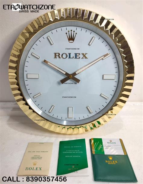 rolex ring clock|original Rolex wall clock.